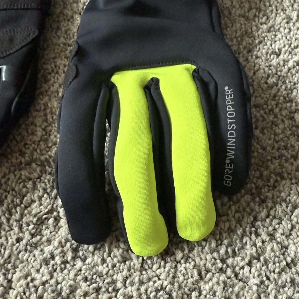 Gore M Windstopper Thermo Glove Blk/Yellow M‎